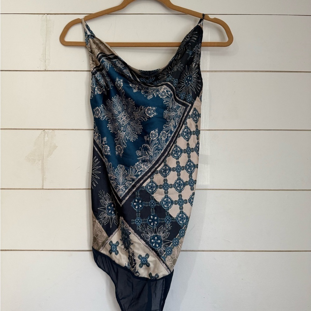 NWOT free people bandana bodysuit